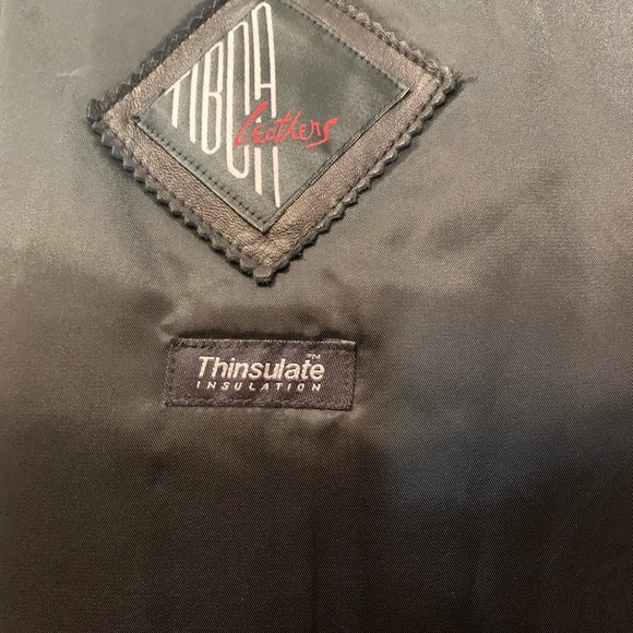 Tiboa Leather Women’s 3/4 Coat Removable Lining M - Picture 3 of 4